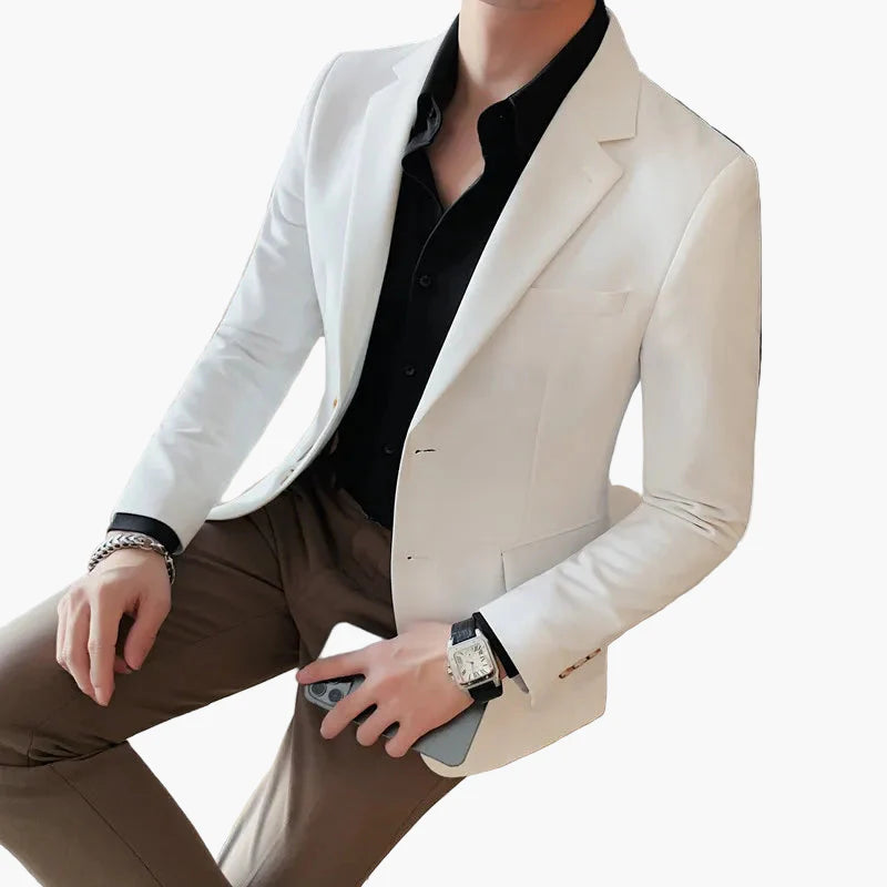 Herren Business Sakko – Elegantes Modern Fit Blazer für Büro und Freizeit