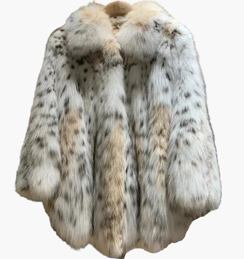 Damen Luxus Winter Pelzmantel – Eleganter Mode-Klassiker für stilvolle Anlässe