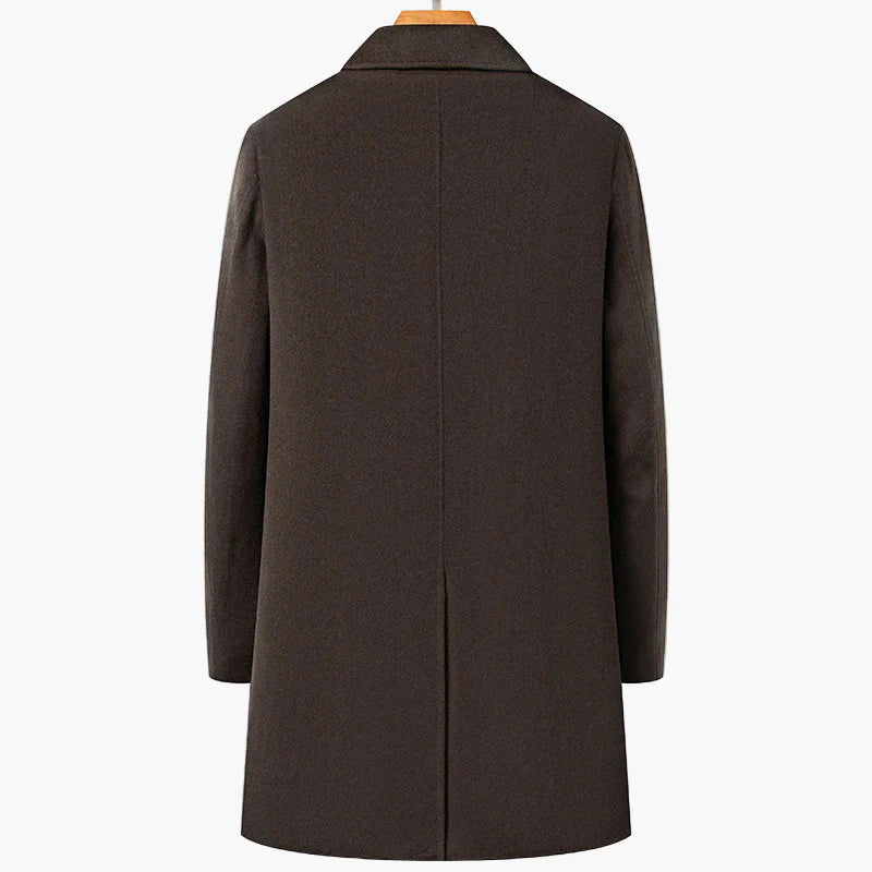 Herren Winter Business Mantel – Eleganter Zweireiher für Büro und Alltag