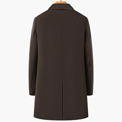Herren Winter Business Mantel – Eleganter Zweireiher für Büro und Alltag