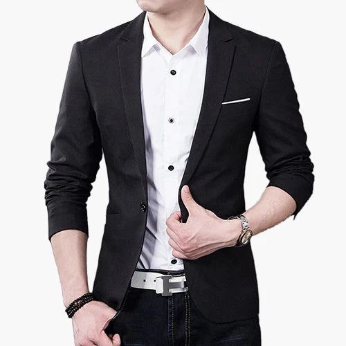 Herren Blazer Slim Fit – Eleganter Freizeit- und Business-Sakko für moderne Outfits