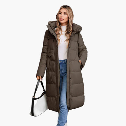 Damen Steppmantel mit Kapuze – Warmer Wintermantel für Alltag und Outdoor