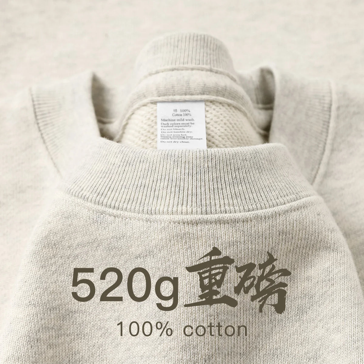 Unisex Langarm Sweatshirt Rundhals Pullover Gerippte Bündchen – Mehrfarbig