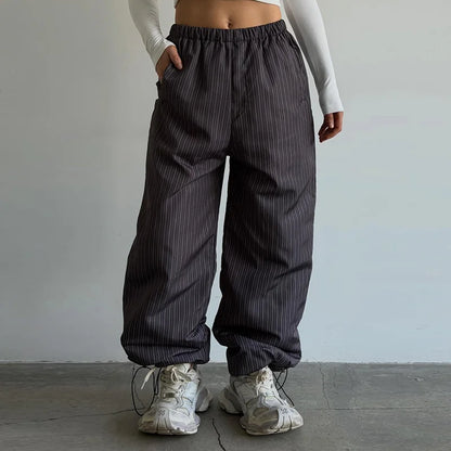 Damen Oversize Steppjacke Gemustert mit Kapuze