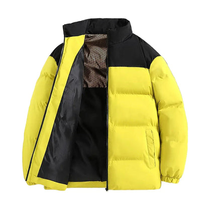 Herren Steppjacke Winter Warm Outdoor Streetwear – Trendige Pufferjacke für Alltag und Freizeit