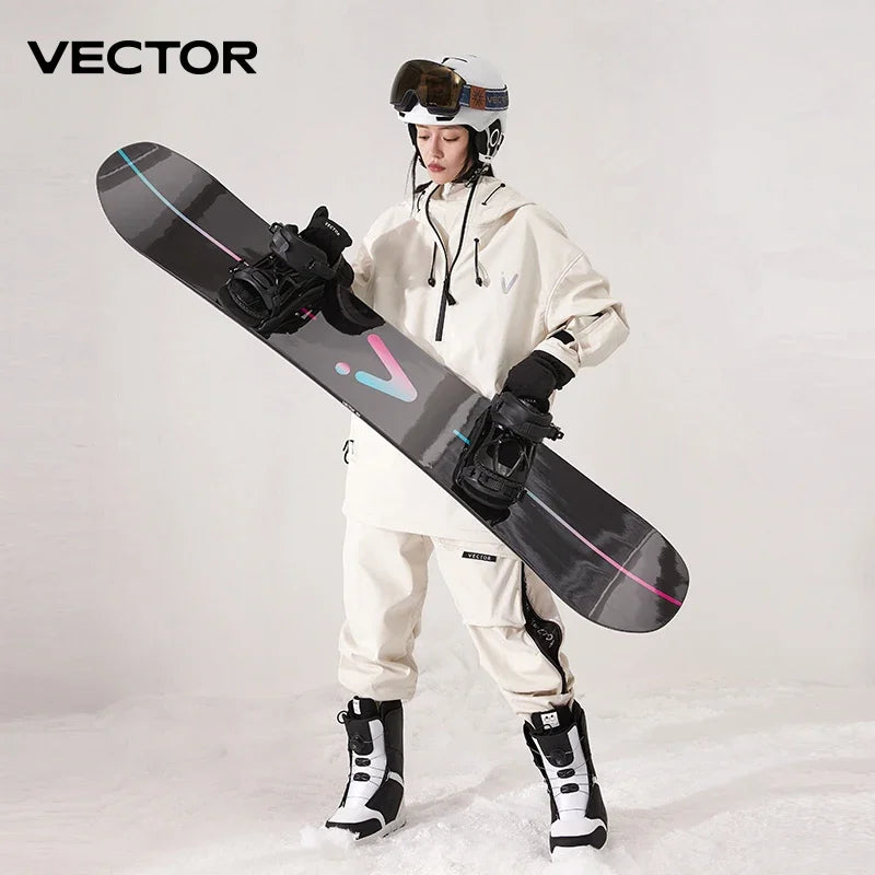 Unisex Ski Anorak Jacke & Hose Set - Wasserabweisend, Kapuze