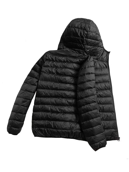 Leichte Steppjacke mit Kapuze für Damen, verschiedene Farben