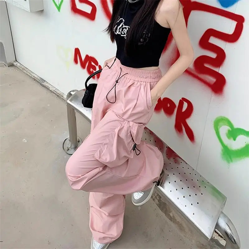 Loose Cargo Hose für Damen - Weite Passform mit Taschen