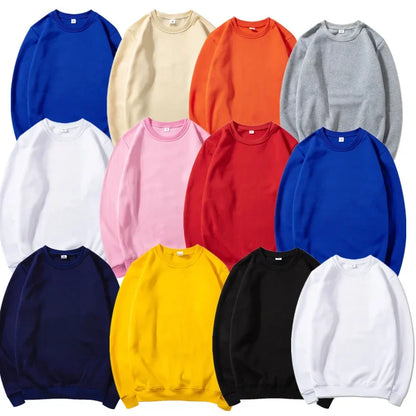 Unisex Langarm Sweatshirt Pullover Rundhalsausschnitt Freizeit