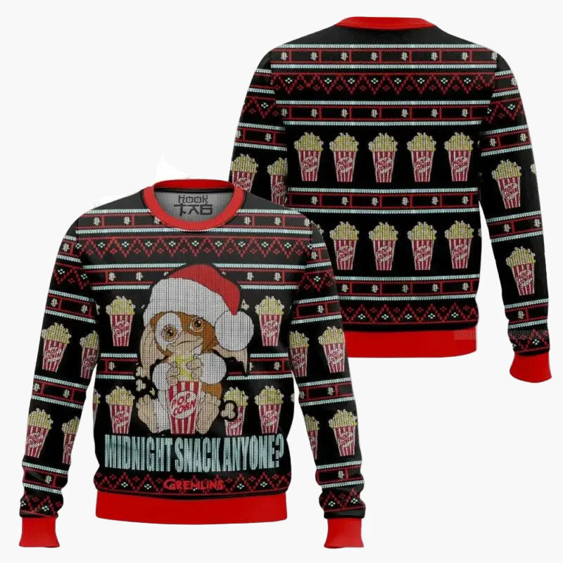 Herren Weihnachtspullover Gremlins Ugly Christmas Sweater – Lustiger Fanartikel für Weihnachten