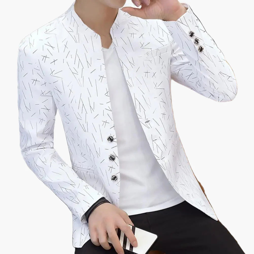 Herren Slim Fit Blazer im modernen Casual Style – Ideal für Business & Freizeit