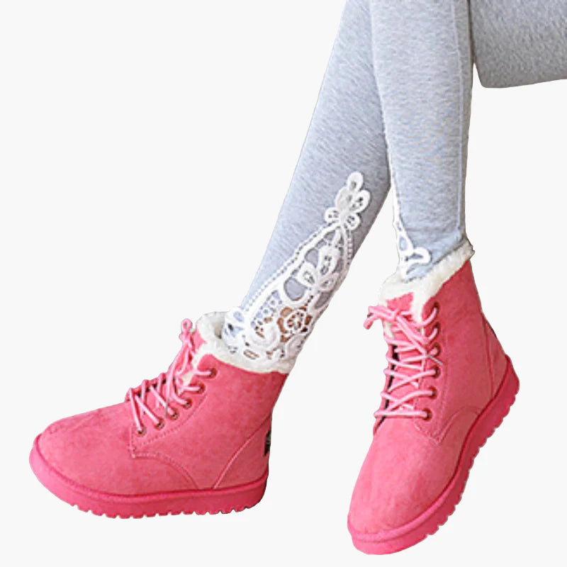 Damen Winter Stiefel mit Warmfutter – Modische Outdoor Boots für kalte Tage