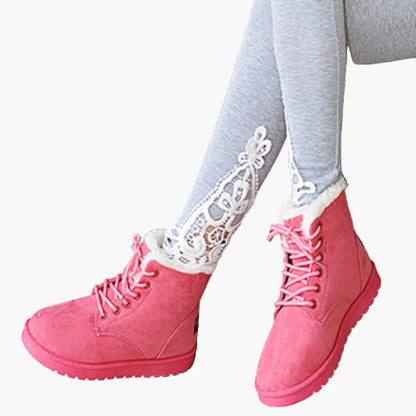 Damen Winter Stiefel mit Warmfutter – Modische Outdoor Boots für kalte Tage