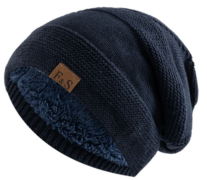 Slouch Beanie Strickmütze mit weichem Innenfutter