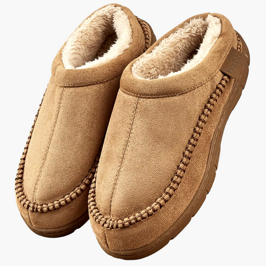 Herren Hausschuhe mit Warmfutter – Bequeme Slipper für drinnen und draußen