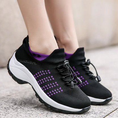Damen Komfort-Sneaker für Alltag und Fitness – Atmungsaktive Orthopädische Turnschuhe