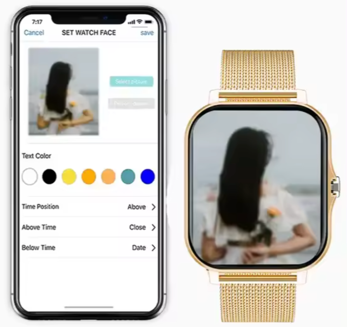 Damen Smartwatch Multifunktional