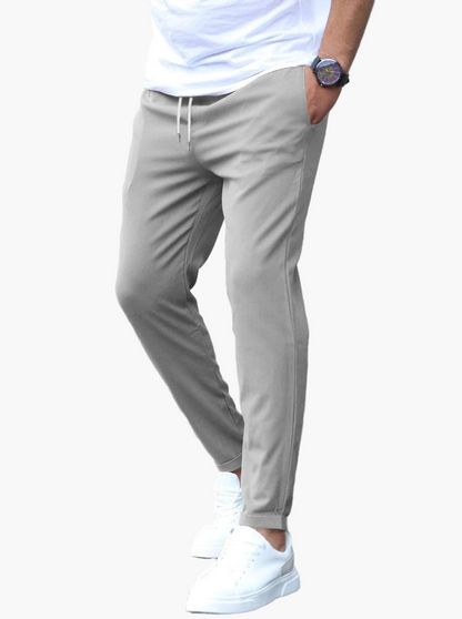 Herren Chino-Hose im Slim-Fit Design mit Kordelzug