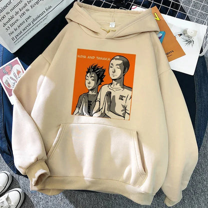 Unisex Kapuzenpullover mit Anime-Druck