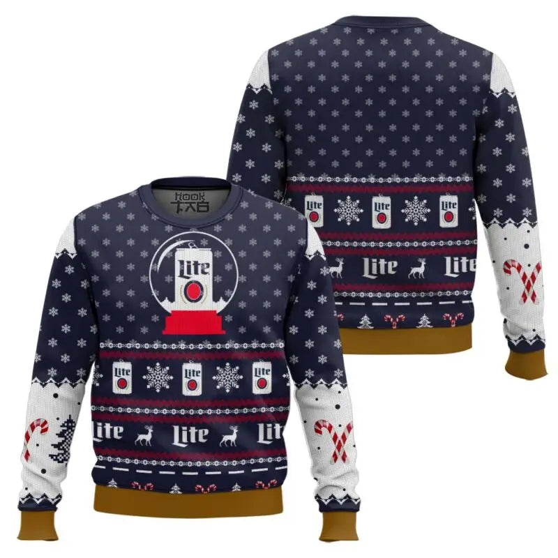 Herren Weihnachtspullover Lustig – It's the Most Wonderful Time for a Beer – Party & Geschenk Ugly Christmas Sweater