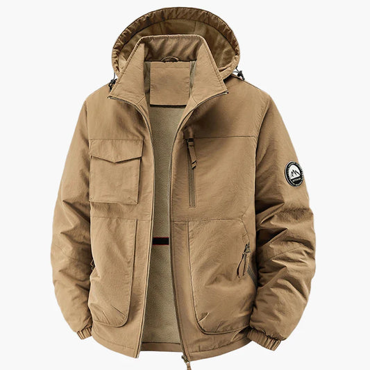 Herren Outdoor Winterjacke mit Kapuze – Winddichte Freizeitjacke für Abenteuer und Alltag