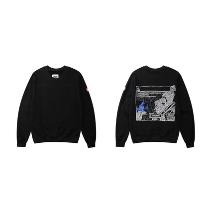Unisex Sweatshirt mit Rundhalsausschnitt und Grafikprint