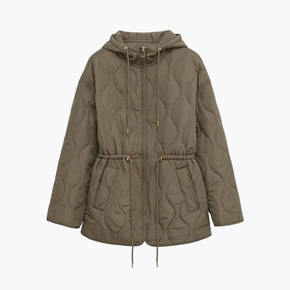 Damen Steppjacke mit Kapuze – Modische Übergangsjacke für Herbst und Winter