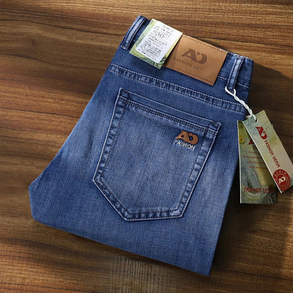 Herren Jeans Hose Straight Fit Denim Regular Casual