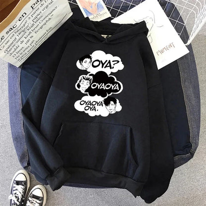 Unisex Kapuzenpullover mit Anime-Druck