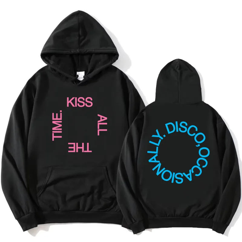 Unisex Kapuzenpullover mit aufgedrucktem Text und Motiv