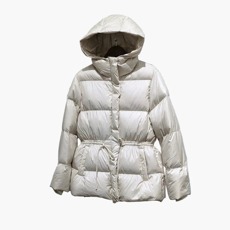 Damen Winter Steppjacke mit Kapuze – Warmer Outdoor Casual Mantel