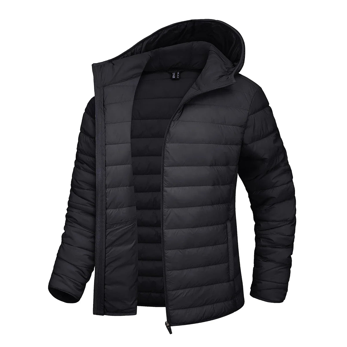 Steppjacke Damen mit Kapuze Leicht Übergangsjacke Casual Outdoor Jacke