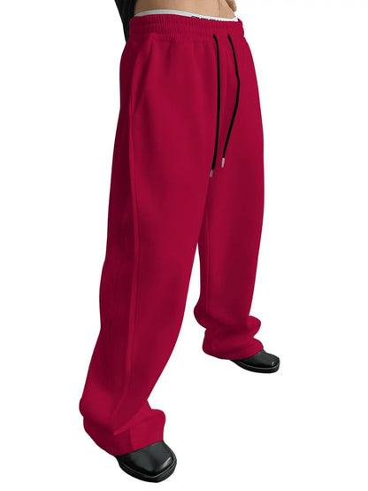 Unisex Jogginghose Schwarz – Bequeme Freizeithose mit Kordelzug und Seitentaschen