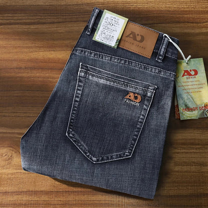 Herren Jeans Hose Straight Fit Denim Regular Casual