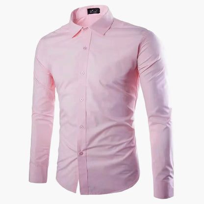Herren Slim Fit Business Freizeit Hemd – Langarm, Modernes Design, Vielseitig für Büro und Alltag
