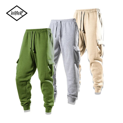 Unisex Cargo Jogginghose mit Taschen und Kordelzug