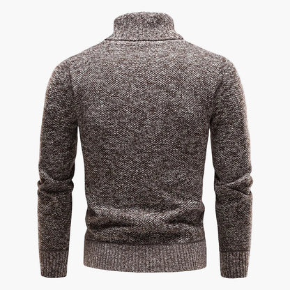Herren Rollkragenpullover Strick Modern Freizeit Winter Elegant