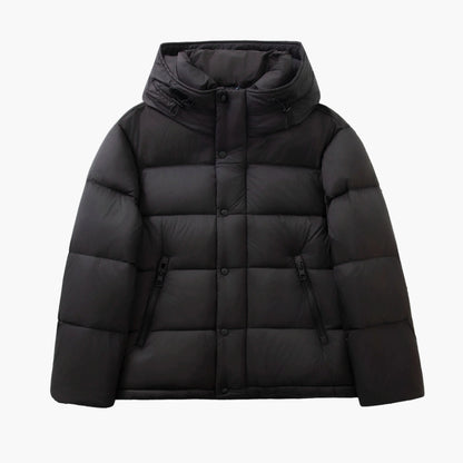 Herren Winter Daunenjacke – Warme Steppjacke mit Kapuze für Alltag und Outdoor