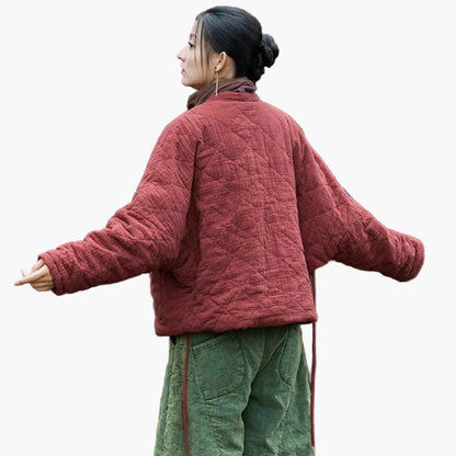 Damen Kimono-Jacke im Vintage-Design – Lässiger Oversize Style für Alltag und Freizeit