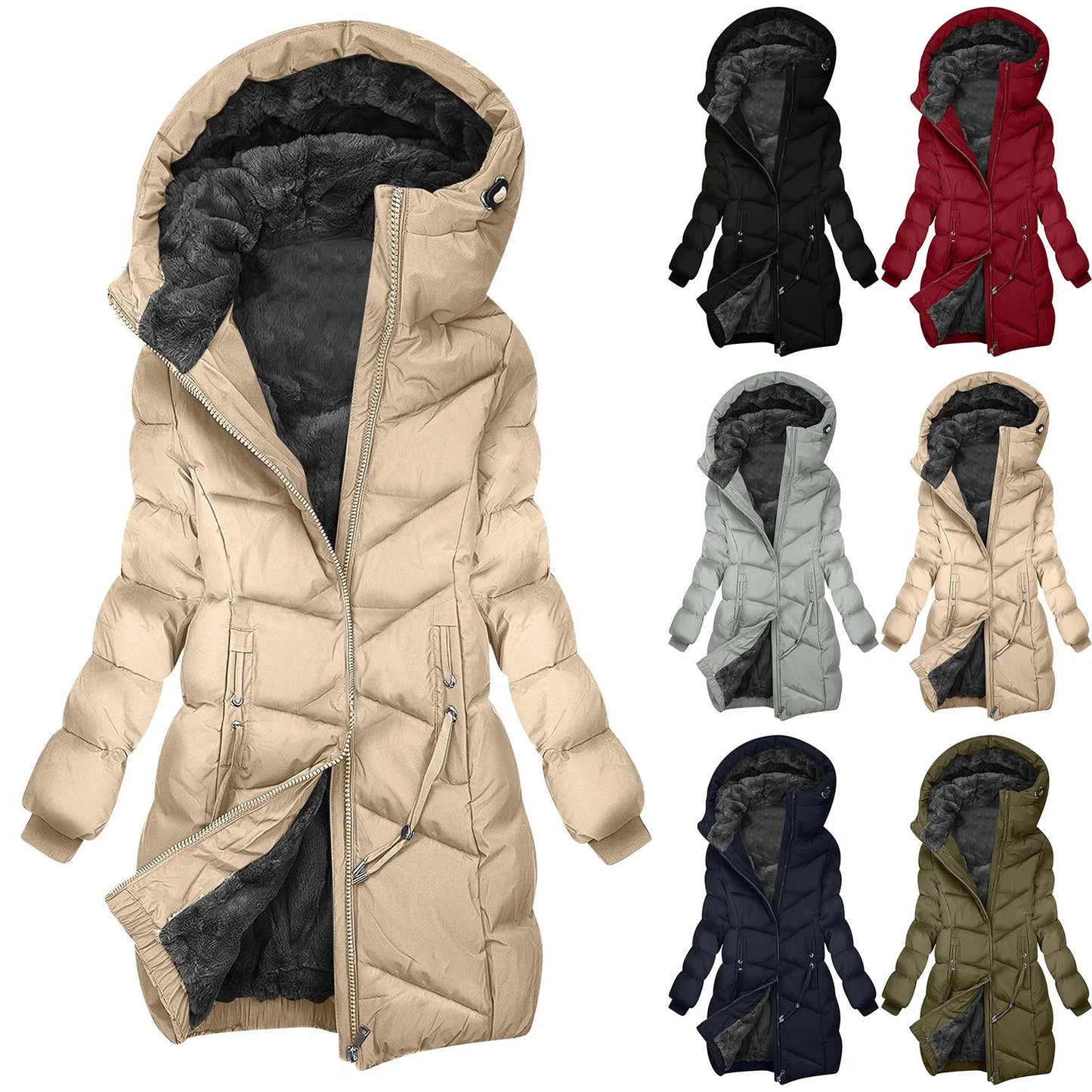 Damen Wintermantel mit Kapuze – Stylisch & Warm durch die Kalte Jahreszeit