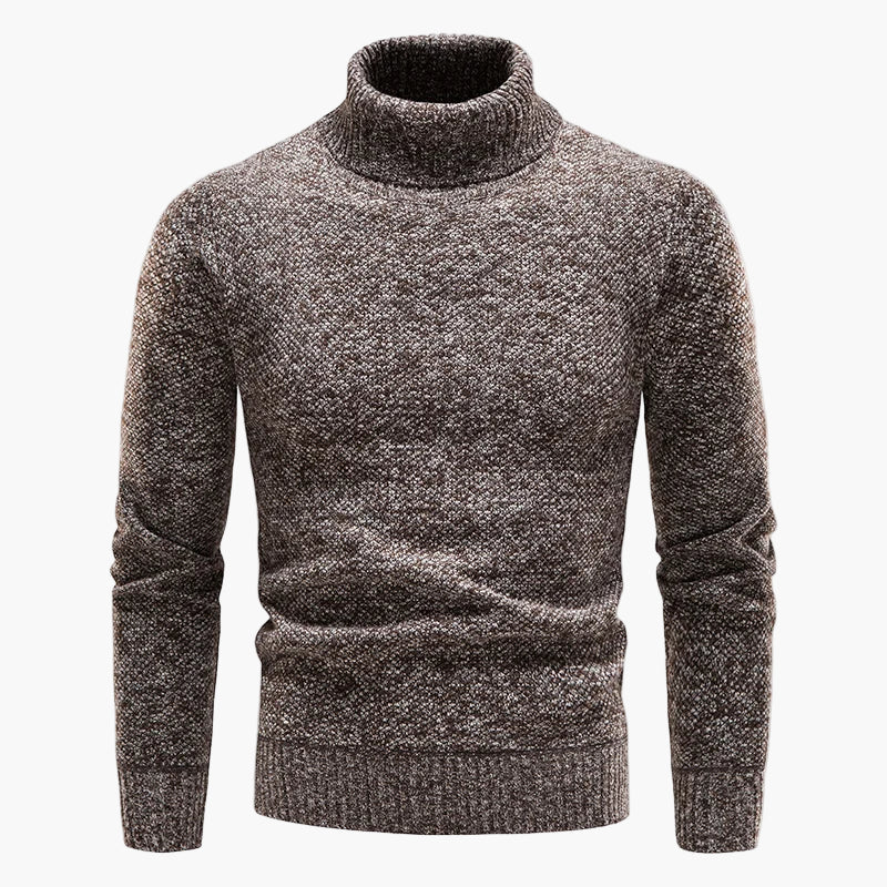 Herren Rollkragenpullover Strick Modern Freizeit Winter Elegant