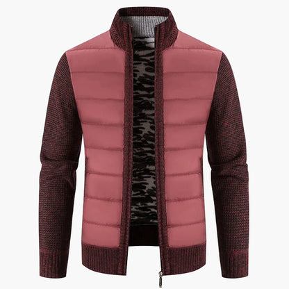 Herren Steppstrickjacke mit Reißverschluss – Modischer Freizeit- und Alltagsbegleiter