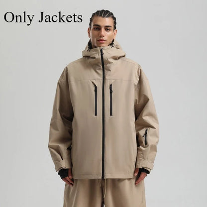 Unisex Winterjacke mit Kapuze für Snowboard Ski Outdoor
