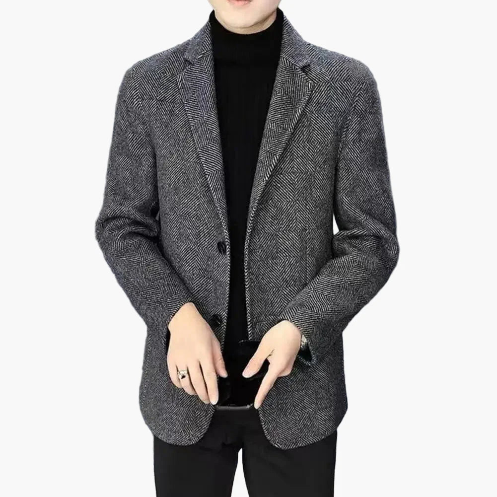 Herren Klassischer Blazer Modern Business Freizeitjacke – Eleganter Stil für Büro & Alltag