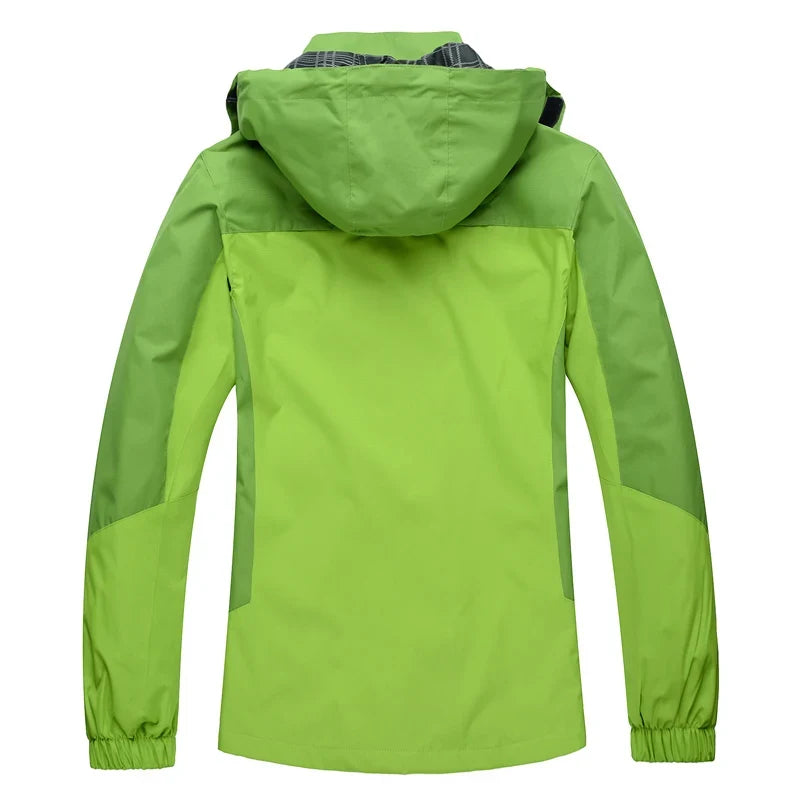 Damen Outdoorjacke mit Kapuze – Mehrfarbig