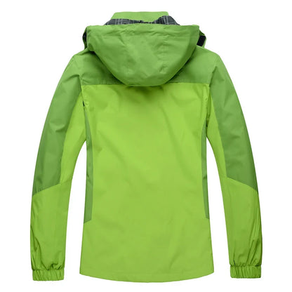 Damen Outdoorjacke mit Kapuze – Mehrfarbig