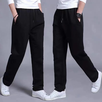 Herren Freizeithose Dunkelblau Elastischer Bund mit Kordelzug