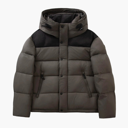 Herren Winter Daunenjacke – Warme Steppjacke mit Kapuze für Alltag und Outdoor