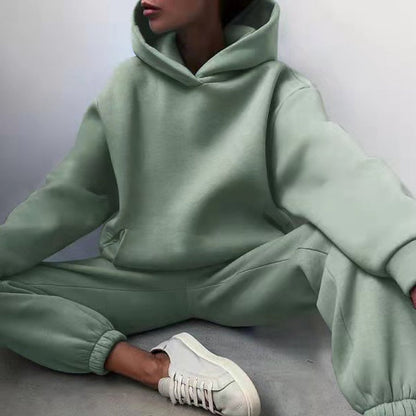 Damen Zweiteiliges Lounge- & Freizeitset mit Hoodie und Jogginghose