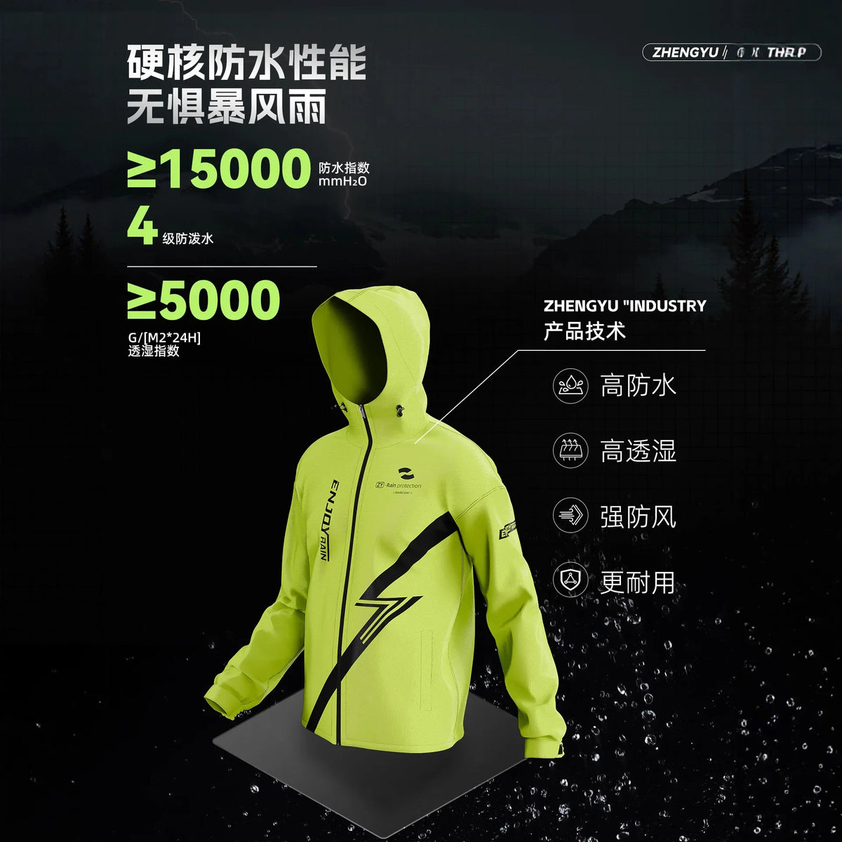 Regenjacke und Regenhose Set Motorradanzug Wasserdicht Winddicht